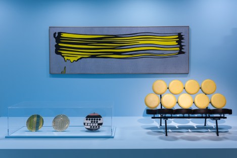 'Yellow Brushstroke II) by Roy Lichtenstein. © Gar Powell-Evans 2013 Courtesy Barbican Art Gallery