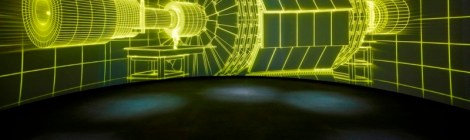 Collider video projection © Science Museum / Nick Rochowski