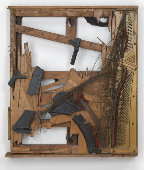 Duncan Terrace Piano Destruction Concert: The Landesmans’ Homage to ‘Spring can really hang you up the most’ 1966, Raphael Montañez Ortiz, Photograph: Tate Photography